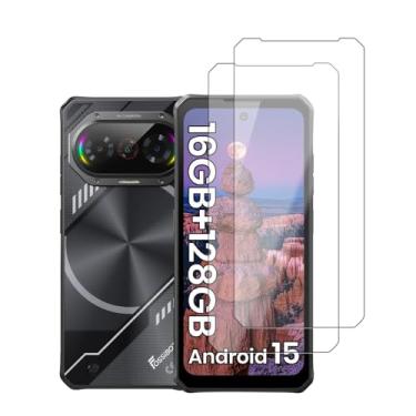 Imagem de NOUKAJU Protetor de tela para FOSSIBOT F114, vidro temperado HD, resistente a arranhões, durável e à prova de quedas, protetor de tela de vidro temperado para FOSSIBOT F114 [2 unidades]