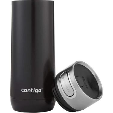Imagem de Garrafa Térmica Luxe Autoseal Inox Contigo - 473Ml - Preto