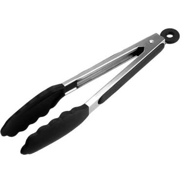 Imagem de Pegador Culinário Para Churrasco e Confeitaria Pinça Silicone Multiuso