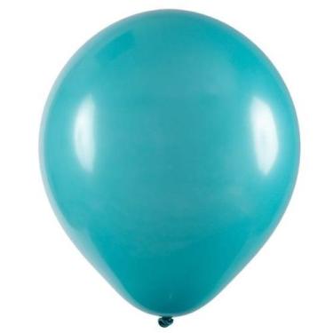 Imagem de Balão Redondo N9 Azul Turquesa 50un Art Latex