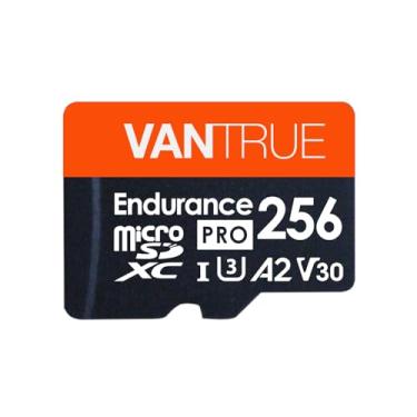 Imagem de VANTRUE Vantrue 256GB microSDXC UHS-I U3 4K UHD Video High Speed Transfer Monitoring SD Card with Adapter for Dash Cams, Body Cams, Action Camera, Surveillance & Security Cams