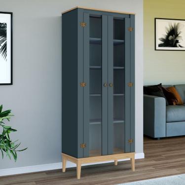 Imagem de Cristaleira 2 Portas Colonial Movelbento