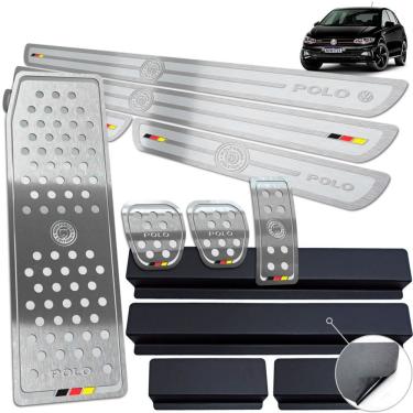 Imagem de Descanso Pedaleira Manual Soleira Polo Wolfsburg Prata