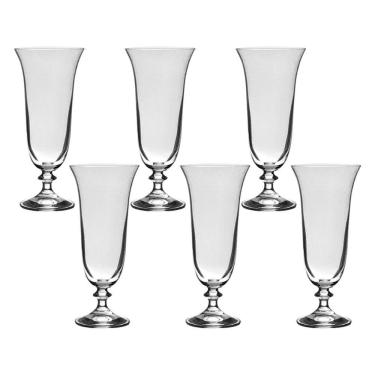 Imagem de Taça De Cristal Bohemia Para Cerveja 360 Ml Angela 6 Peças