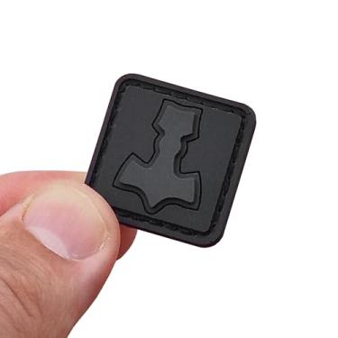 Imagem de Mjolnir Blackout Ranger Eye Thor Hammer Norse Viking Gancho de borracha PVC