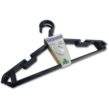 Imagem de Kit 18 Cabides Forte Reforçado Roupas Adulto - Excepcional