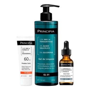 Imagem de Principia Kit - Protetor Solar Facial PS-01 FPS60 + Sérum Ácido Hialur
