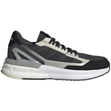 Imagem de adidas Super tênis de corrida feminino Nebulzed, Carbono/núcleo preto/alumínio, 6