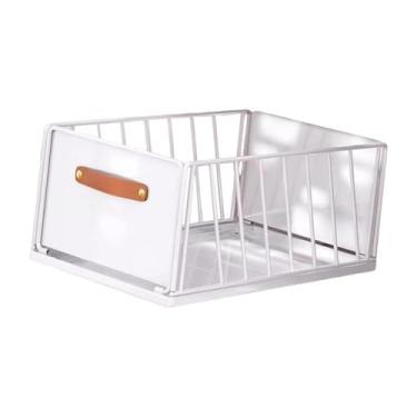 Imagem de Bothyi Organizador de armário deslizante, prateleira de despensa deslizante resistente e versátil, gaveta deslizante para armário, despensa, cozinha e sala, White 30cm