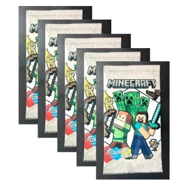 Imagem de Kit 5x Minecraft Cards Para Colorir: Pacote Com 4 Unidades. - Kit de L