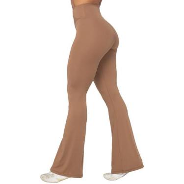 Imagem de Calças de ioga Sunzel Flare para controle de barriga e cintura alta