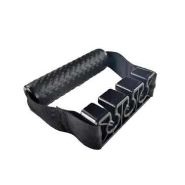 Imagem de Colaxi Alça de fixação de máquina com suporte de braçadeira de 3 furos, alça de puxar para cima, treinamento de exercícios, acessórios múltiplos, barra de