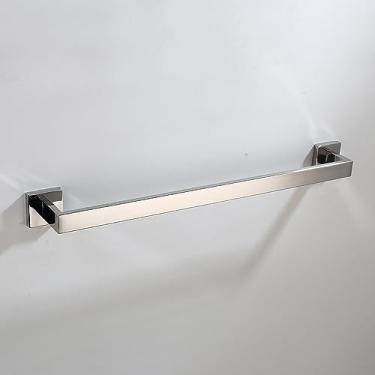 Imagem de Conjunto de acessórios de hardware de banheiro polido cromado 304 aço inoxidável escova higiênica kit combo montado na parede, suporte de papel 02 (prateleira de 1 camada)