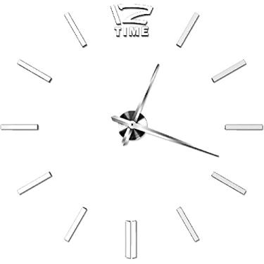 Imagem de 8SSAZZAT The atmosphericwall relógio de parede adesivo DIY 3D espelho relógio (cor: D, tamanho: um) (C um) (D um)