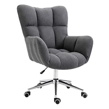 Imagem de Cadeiras de secretária de escritório cadeira de escritório ergonómica cadeira de secretária giratória com elevação cadeira de computador de altura ajustável com apoio de braços cadeiras executivas