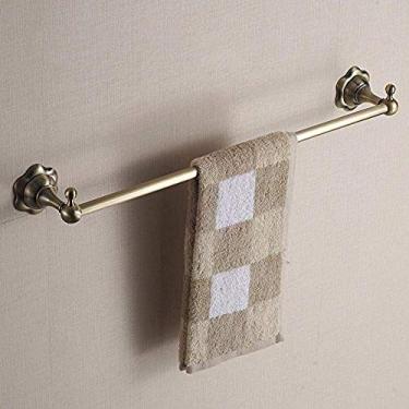 Imagem de Xiaolin Toalheiro Prateleiras de banheiro Prateleiras de banheiro Toalheiros Cabide único Toalheiro Bronze Suporte de parede 60 cm