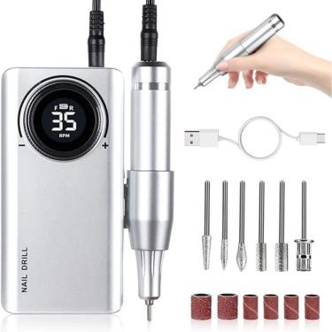 Imagem de Furadeira de unhas Create Beauty Life 35.000 rpm com kit de brocas