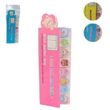 Imagem de Marcador de Páginas 120 Folhas 8 Modelos diversos - Tudo em Caixa