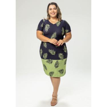 Imagem de Vestido Pau a Pique Estampado Azul Marinho