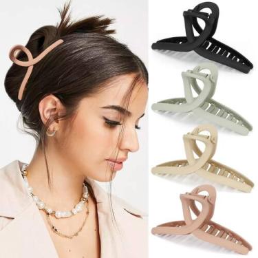 Imagem de Clipes de garra de cabelo FAELBATY Matte Butterfly para mulheres, 13 c