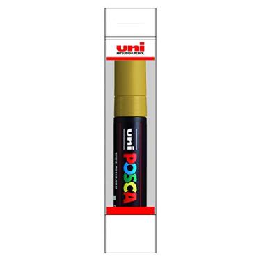 Imagem de POSCA, UNI, Caneta Marcador PC-17K Extra Bold, traço de 15mm a 22mm, Ouro, Blister com 1 unidade