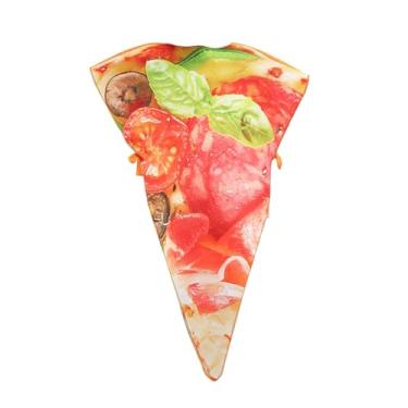 Imagem de UGPLM Acessórios para fantasia de pizza adulta Fantasia de Halloween para festa de carnaval Halloween