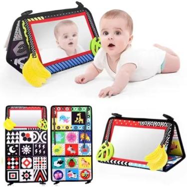 Imagem de Painel de Atividades com Espelho para Desenvolvimento Infantil. Tema: animais