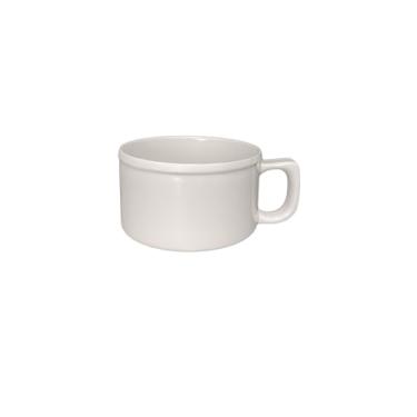 Imagem de FSE Caneca de sopa CR9016V, 283 g, 10 cm de diâmetro, com alça em C, pacote com 12