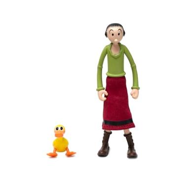 Imagem de Boss Fight Studio Power Stars Olive OYL Action Figure – Retro Style Collectible Figurine from Popeye The Sailor Meets Sindbad The Sailor Color Animation with 7 Points of Articulation – 5” Scale