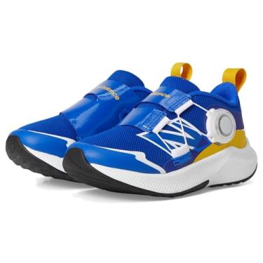 Imagem de New Balance DynaSoft Reveal V4 Boa Tênis de corrida infantil, Pedra preciosa azul/limão gengibre/branco, 18