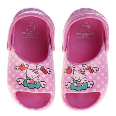Imagem de Minions Gabbys Dollhouse Hello Kitty Sandália Sésamo Street Clog com tira traseira, antiderrapante, resistente à água, bico aberto, tamancos deslizantes para meninos e meninas tamanho 3-4 bebês/5-10