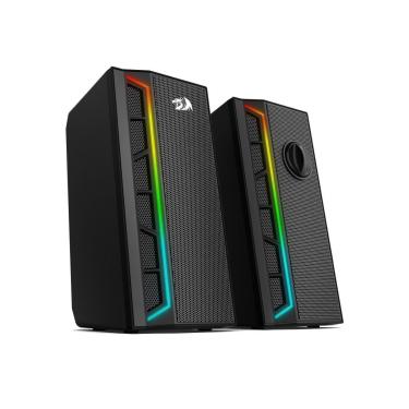 Imagem de Caixa de Som Gamer Redragon GS580 Calliope RGB - 3W - Design Compacto - Conector P2 e USB-Unissex