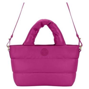 Imagem de Bolsa Moleca Puffer Alça de Mão e Transversal Nude Único-Feminino