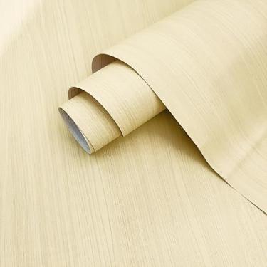 Imagem de Piso Vinilico Autocolante, Adesivo para Piso, Vinilico Autocolante 10mx61cm Proprio para Chão Quarto, Cozinha, Sala, Banheiro(P14 Bege Amarelado)