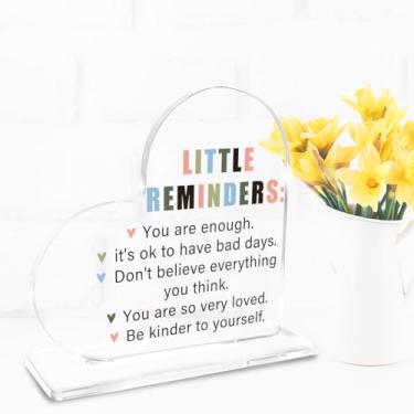 Imagem de Placa decorativa de acrílico com suporte presentes para homens e mulheres, decorações de mesa para mãe, pai, avó, amigos (serra de vaivém 1421)