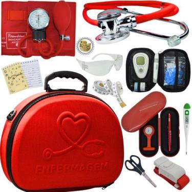 Imagem de Kit Fisioterapia Maleta Goniometro Martelo Buck Completo - Love Saude,