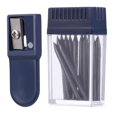 Imagem de SAFIGLE 1 Conjunto de Grafite de Reposição de 2 Mm para Compasso Com Apontador, Ideal para Ferramentas de Desenho Técnico E Material Escolar.