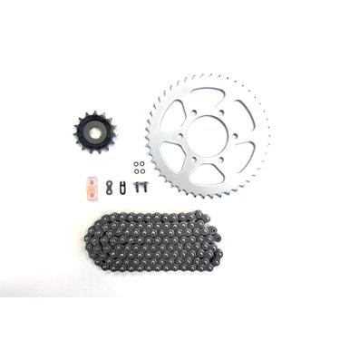 Imagem de CHAIN BOSS Kit de corrente e roda dentada para motocicleta 520 compatível com Kawasaki EX650 Ninja 650/650R e ER650 (ER-6N / Z650) 2006-2025
