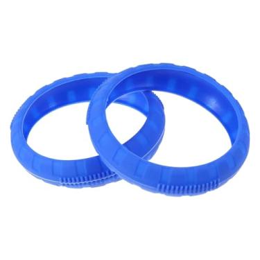 Imagem de Baoblaze Conjunto de 2 Estojos para Halteres Resistentes e Fáceis de Usar, Ideais para Casa, Presentes, Antiderrapantes, Proteção contra Ferrugem e Arranhões, Diâmetro 14.6 Cm