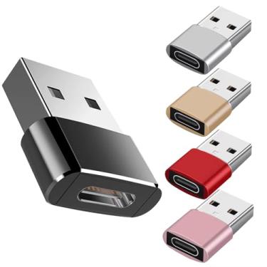Imagem de Adaptador USB C Fêmea para USB 2.0 Macho OTG – Conversor Multi Funções para Carregamento e Transferência de Dados