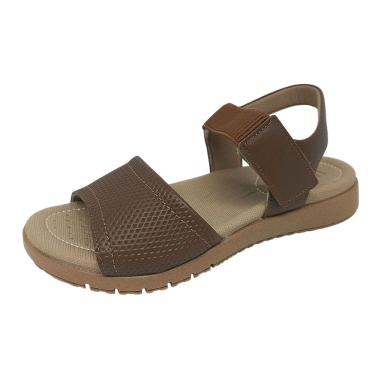 Imagem de Sandalia Feminina Anabela Baixa Passeio Conforto Usaflex