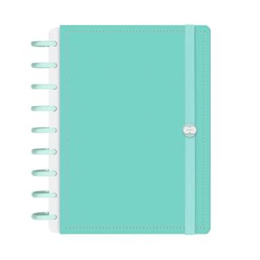 Imagem de Caderno Iscool Disc Inteligente 140 Folhas Solid Colors Verde Oceano M+