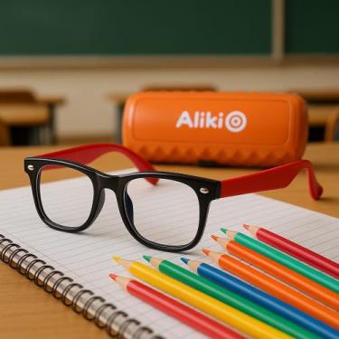 Imagem de Armação de óculos p/ grau criança-infantil flexível-tessera cor:preto-