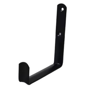 Imagem de Suporte Multiuso Bike Mangueira Gancho Com Parafusos e Buchas(5,Preto)