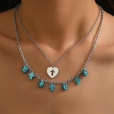 Imagem de Joias ocidentais para mulheres, colares boêmios, gargantilhas, colares de couro, presentes para mulheres, presentes de Natal, presentes de amizade para mulheres, dia dos namorados, Medium, Latão, Sem