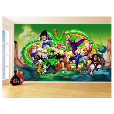 Imagem de Papel De Parede Dragon Ball Goku Vegeta Anime 3,5M Dbz277 - Você Decor
