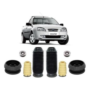 Imagem de Kit Coxim Rolamento Batente Dianteiro Courier 2002 2003 2004 - Qualyki