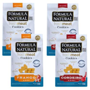 Imagem de Formula Natural Fresh Meat Cães Cookies Cordeiro e Frango PlaqueOff 150g 4 Unidades