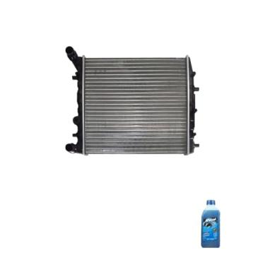 Imagem de Kit Radiador VW Fox Polo 2003 a 2005 com Aditivo Visconde RV Cool Azul