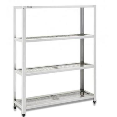 Imagem de Estante Inox Fritomaq 4 Planos Perfurados 200x40x165